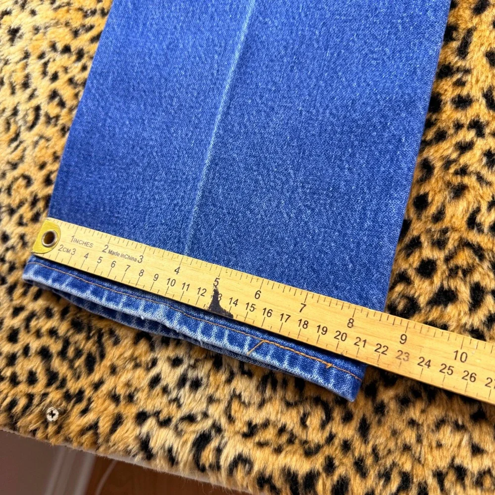 Vintage 80s Wrangler 945Nav Cowboy Cut Bootcut Denim Blue Jeans 34x36 USA Made